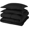 Reversible Microfiber Down Alternative Comforter Set