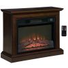 31 inch Electric Fireplace Heater Dimmable Flame Effect and Mantel w/ Remote Control