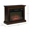 31 inch Electric Fireplace Heater Dimmable Flame Effect and Mantel w/ Remote Control