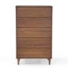 Farmhouse Mid Century 5 Drawer Chest