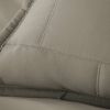 Modern Brick Stitch Microfiber Reversible 3 Piece Comforter Set in Taupe