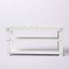 2-Shelf Shoe Rack Storage Bench For Entryway or Closet