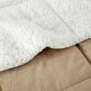 Plush Microfiber Reversible Comforter Set