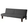Modern Upholstered Microfiber Adjustable Futon Sleeper Sofa