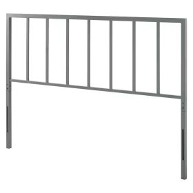 Full size Modern Classic Metal Headboard (Color: grey)