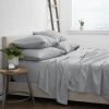 Grey Wrinkle Resistant Microfiber Polyester Sheet Set