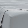 Grey Wrinkle Resistant Microfiber Polyester Sheet Set