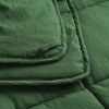 Green 3 piece Microfiber Reversable Comforter Set