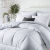 All Seasons Soft White Polyester Down Alternative Comforter