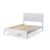Mid Century Slatted Platform Bed