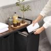 Metal Wood Industrial Modern Laundry Sorter Hamper