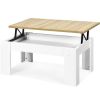 Farmhouse Lift-Top Coffee Table Laptop Desk