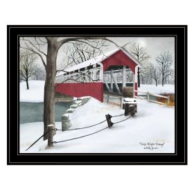 Billy Jacobs, Ready to Hang Framed Print (Option: Crisp Winter Evening)