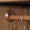Drawer and Garment Rod Wardrobe Armoire